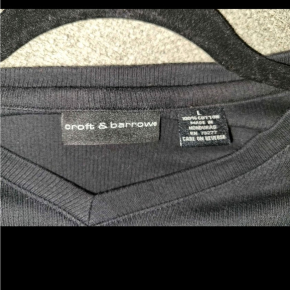 Men's L V-Neck Sweaters Croft & Barrow Set - Picture 6 of 7